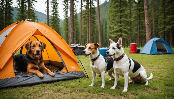 Étiquette de camping : Le guide pour campeurs avec animaux de compagnie